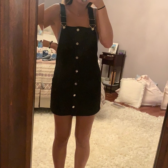 Zara Dresses & Skirts - Brand new zara black denim overalls
